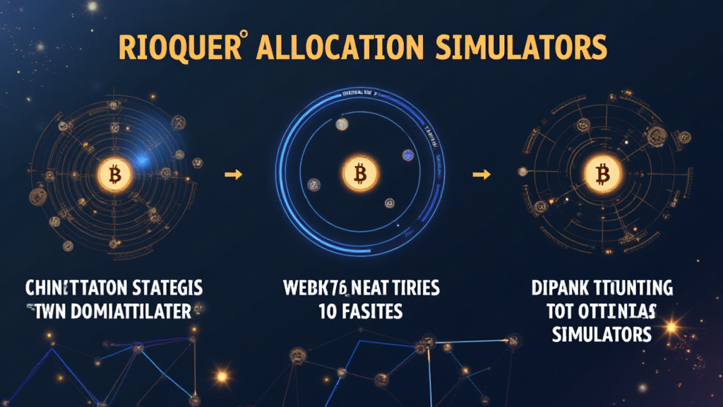 Bitcoin asset allocation simulators