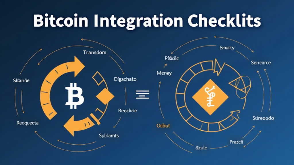 Bitcoin integration checklists