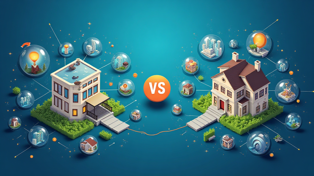 tokenized commercial real estate vs residential real estate analysis
