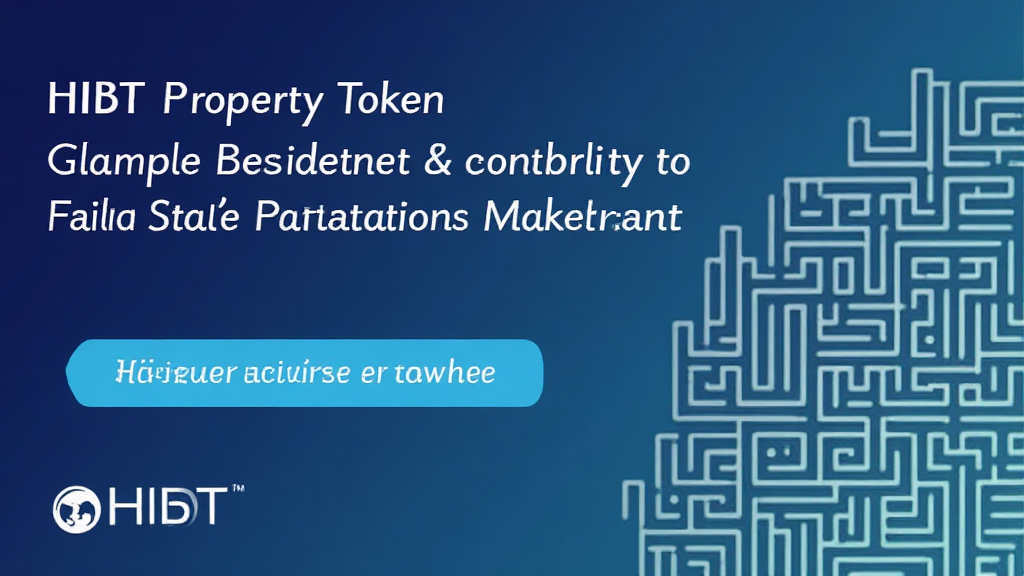hibt property token investor education webinar announced